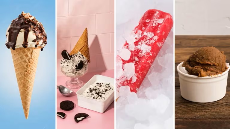 Cuál es la diferencia entre Helado, gelato, nieve y sorbete