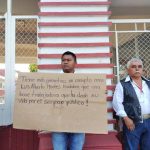 Protestan inspectores ganaderos en contra del gobierno de Veracruz