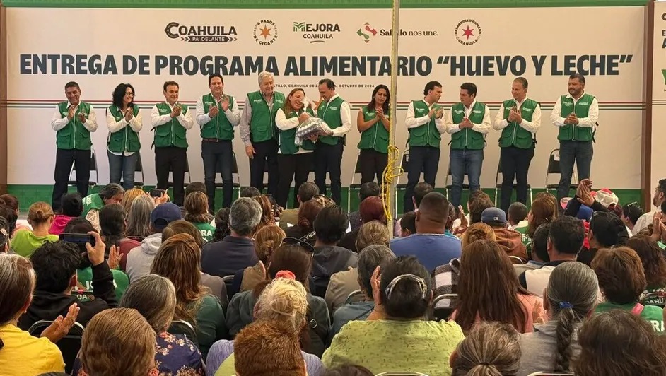 Arranca programa alimentario de 'Huevo y leche' en Coahuila