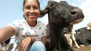 Estudiante de maestría Garza analiza uso de bagazo de cerveza en la producción de leche