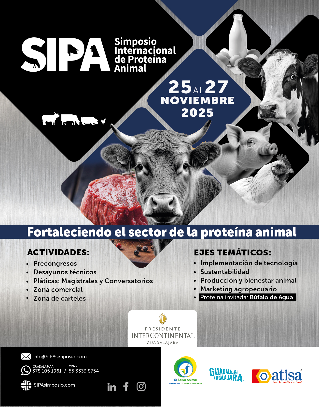 El Simposio Internacional de Proteína Animal SIPA, reunirá a líderes de la industria1