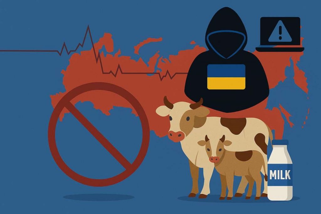 Ciberataque paraliza certificación láctea en Rusia
