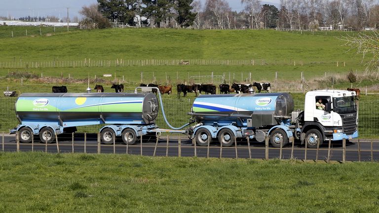 Fonterra ajusta al alza precio de leche por estabilidad mundial