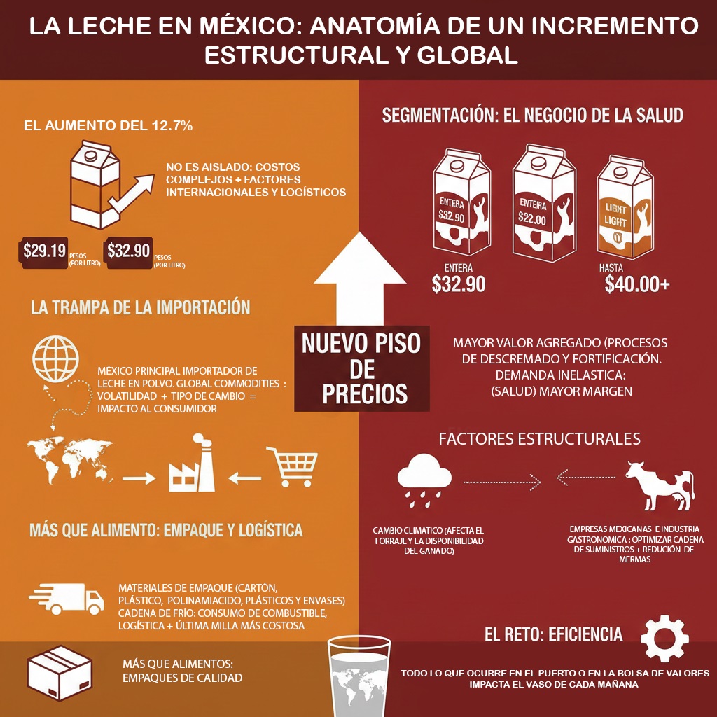 Por qué la leche en México ya no es barata1