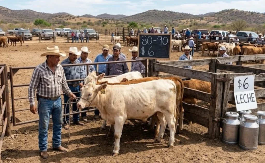Becerros caros y leche barata tensión en Sinaloa