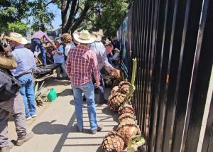 Productores bloquean calles y escalan reclamo