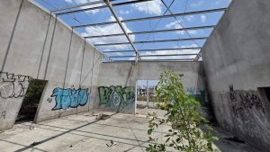Centro lechero de Tulancingo, 80% listo y abandonado