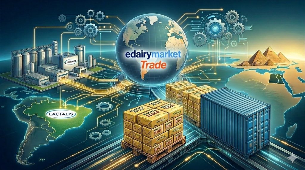 De Brasil a Egipto en 30 días eDairy Market Trade acelera digitalmente las exportaciones de Lactalis Brasil