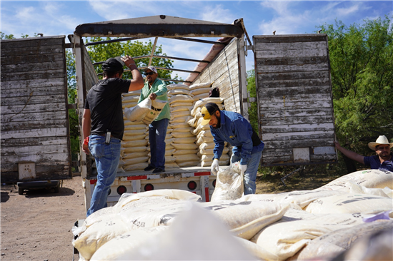 Falta de forraje Histórica entrega de alimento en Chihuahua