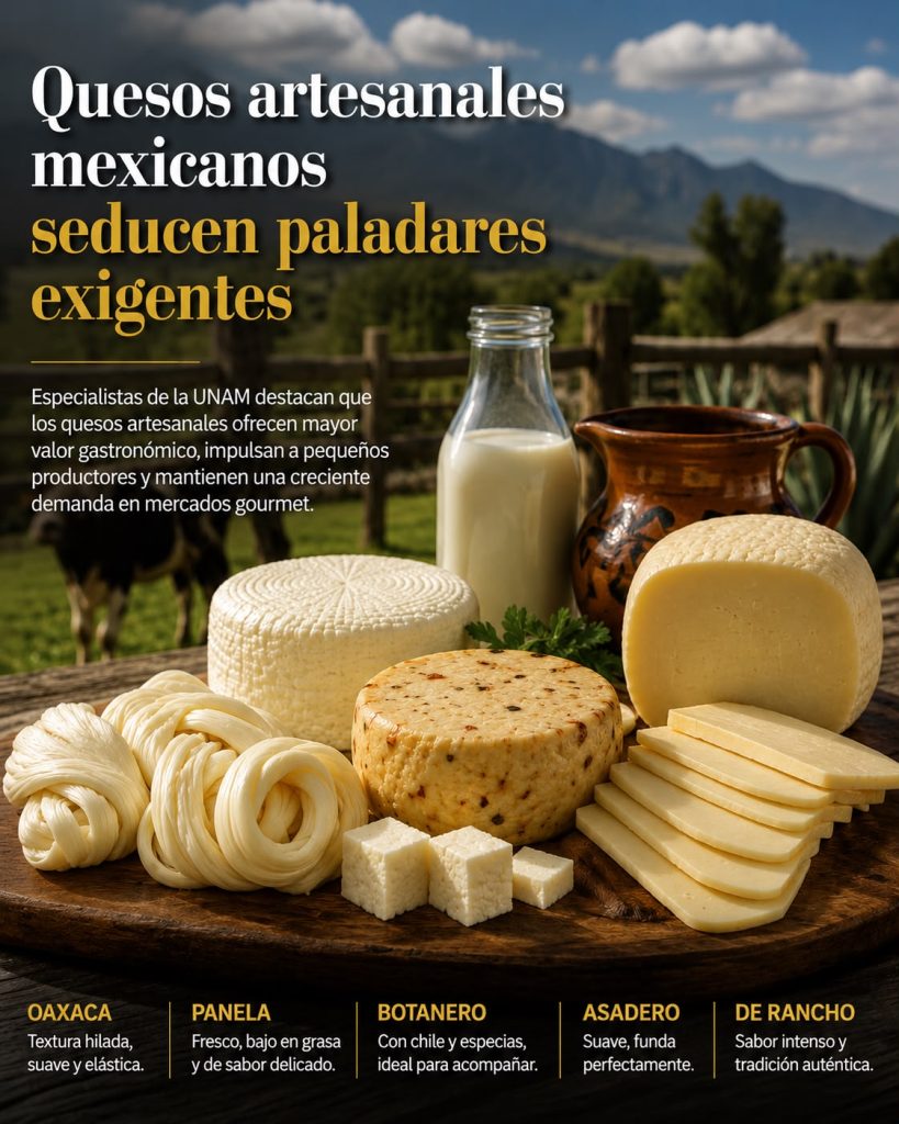 El queso artesanal mexicano se consolida en el segmento gourmet frente a las formulaciones industriales
