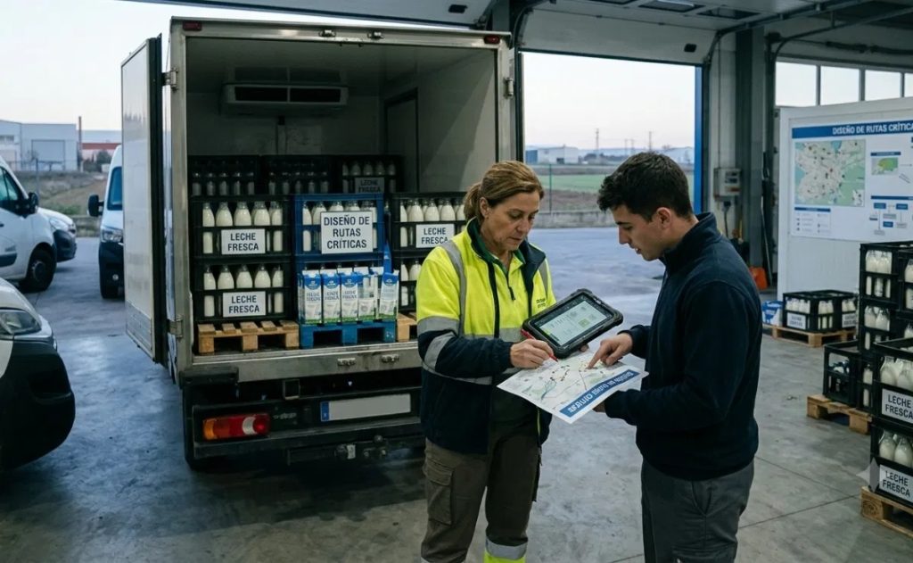 Rutas críticas y modelos VRP la clave para optimizar la logística de leche fresca y reducir costos