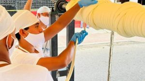 Chiapas vs. Oaxaca así cambió de manos el récord Guinness de la bola de quesillo más grande del mundo