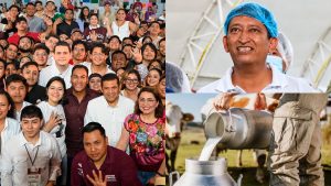 Cuestionan millonario gasto en el récord del quesillo en Pijijiapan frente a la falta de apoyos a productores de leche