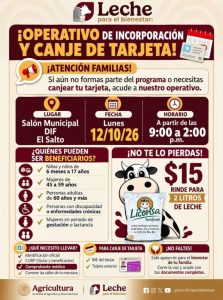 Activan abasto de Leche para el Bienestar en Durango