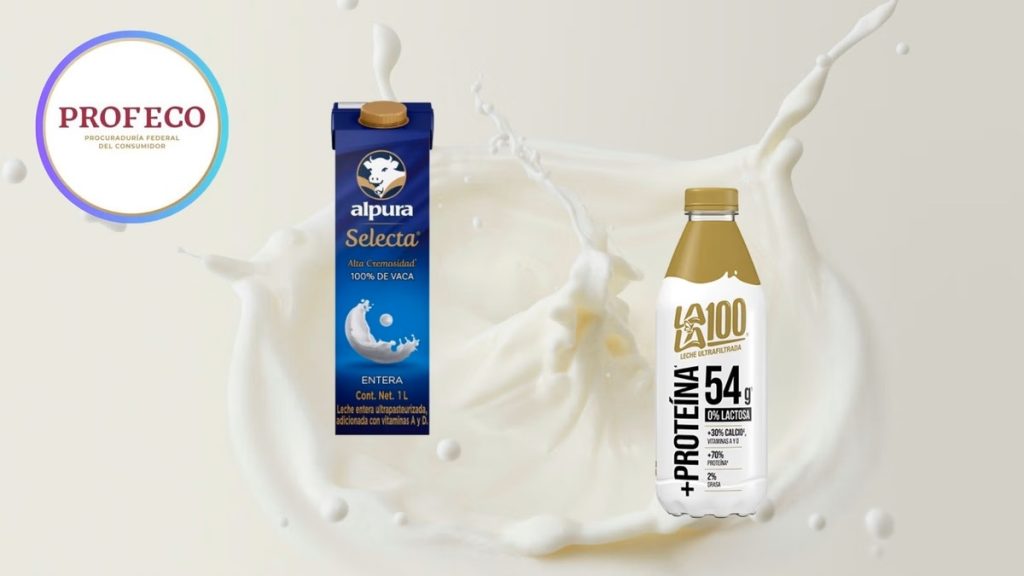 Lala 100 y Alpura Selecta lideran en proteína según Profeco